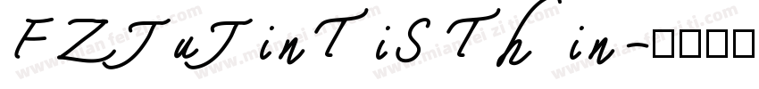FZJuJinTiS Thin字体转换